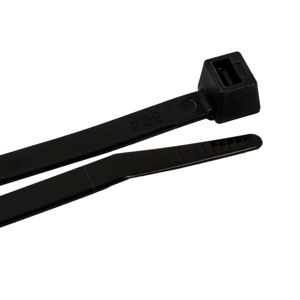 62078 Cable Ties, 18 in Black Heav